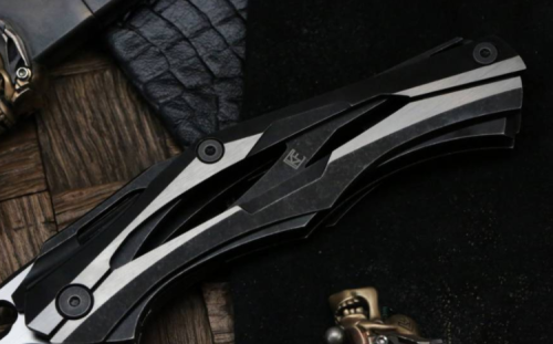 5891 Custom Knife Factory Десептикон-1 CKF Limited Black Edition фото 11