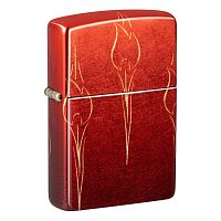 Зажигалка ZIPPO Ombre Flames с покрытием 540 Tumbled Brass